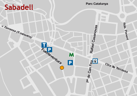 Plano de situación de Petardos 4x4