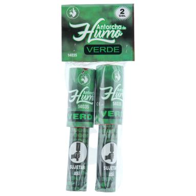 Antorcha de humo verde