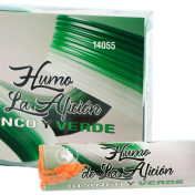 Humo de la afición blanco y verde