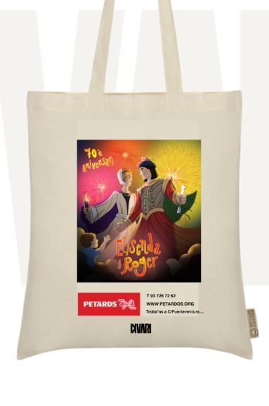 Totebag Elisenda i Roger. Regalo exclusiva Lot Arcoiris nº3